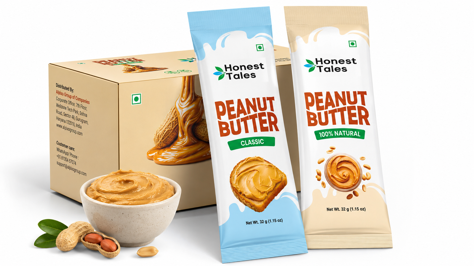 Peanut Butter Sachet Supplier for Hotels, Foodservice & Distributors